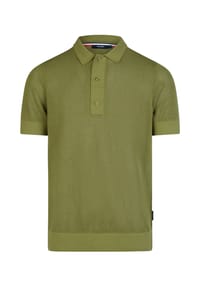 HECHTER PARIS - Polo Ikonische Mesh-Struktur - kiwi