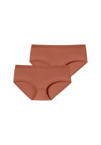 SCHIESSER - Panty Invisible Cotton - terracotta