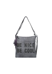 TASCHENDIEB® WIEN Paniglgasse - Paniglgasse 4 Schultertasche Leder 33 cm - grey
