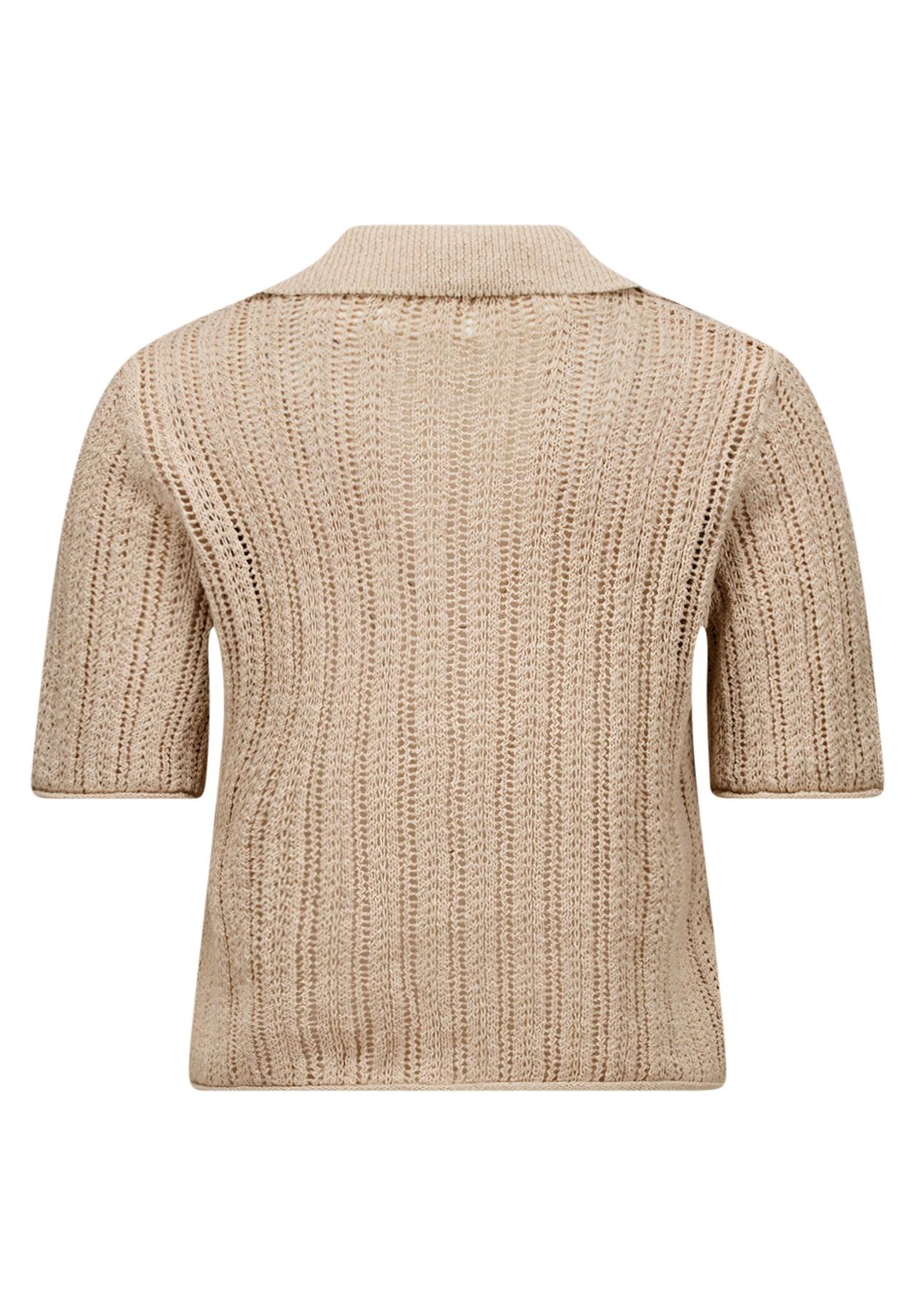 Cartoon Strickjacke, Klappkragen, FüR Damen, Beige, 38