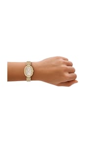 EMPORIO ARMANI N/A - Emporio Armani Damen-Armbanduhr mit zwei Zeigern, goldfarben, Edelstahl, AR11707 - Gold