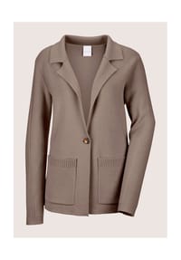 MADELEINE - Strickjacke aus Merinowolle und Kaschmir - cappuccino
