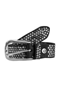 B.BELT - Nietengürtel Leder - camel