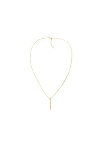 TOMMY HILFIGER LINEAR - Damen, Kette mit Anhänger, Edelstahl - EDELSTAHL/VERGOLDE