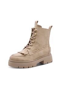 MARCO TOZZI® - Schnürstiefeletten, Zuglasche, für Damen - BEIGE