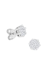 MONCARA - Damen Ohrstecker, 585er Weißgold,14 Diamanten zus. ca. 0,75 Karat - Weißgold