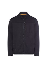 camel active - Fleecejacke mit hohem Stehkragen - Grau