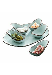 LOBERON - Servierschälchen 6er Set Biarré türkis serieGeschirr3 - türkis