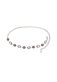 collezione alessandro® - Kettengürtel Maaike Made in Italy - altsilber
