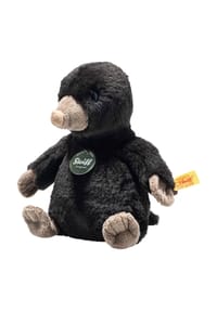 Steiff - Teddies for tomorrow Kuscheltier "Diggy Maulwurf", 18cm - DUNKELBRAUN