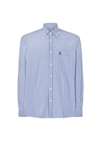 El Búho NOCTURNO® - Herren Hemd Langarm mit Tasche Easy Iron Bügelleicht Extra Weich Blau - Blau