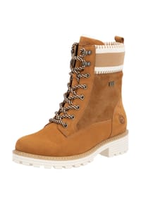 remonte® - Veloursleder Stiefelette - Braun/Beige