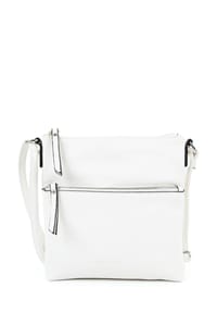Emily & Noah EMMA - Umhängetasche, Kunstleder, Reißverschlussfach, uni, für Damen - 300 WHITE