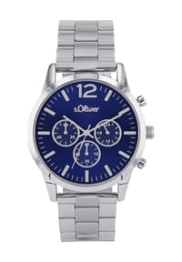 s.Oliver - Herren Chronograph "2038383" - SILBER