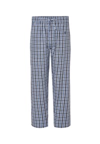 El Búho NOCTURNO® - Lange Herren-Pyjamahose, Popeline-Stoff - marineblau
