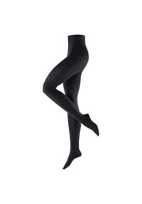 Burlington - We Care Feinstrumpfhose "Argyle Affair", Gummibund, für Damen - 3000 BLACK