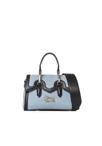 Sécret Pon-Pon - Handbag - blu jeans e Cuoio