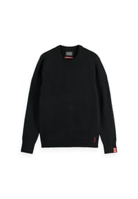 SCOTCH & SODA - Herren Strickpullover - Soft Knit Regular Fit Crew Neck, einfarbig - Dunkelblau
