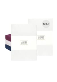 SCHÖNER WOHNEN KOLLEKTION - Kinderspannbettlaken BASIC - Beere