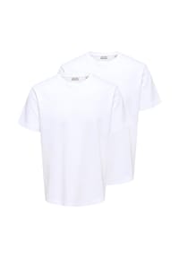 ONLY & SONS - T-Shirt 2er Pack Caspian - Schwarz