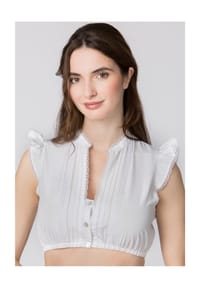 STOCKERPOINT - Dirndlbluse Satine - weiss
