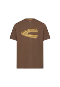 camel active - T-Shirt mit Print - Lyons Blue