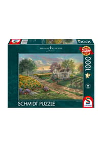 Schmidt - Thomas Kinkade Studios Puzzle "Sonnenblumenfelder", 1000 Teile - 