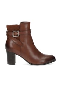 Caprice - Leder Stiefelette - Cognac