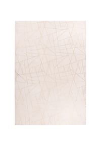 me gusta - Wohnzimmer Teppich – Hochflorteppich Bijou 125 - creme - gold