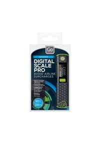 Go TRAVEL Elektro + Elektronikgeräte - Elektro + Elektronikgeräte Kofferwaage 12 cm mit Maßband und Wasserwaage - black