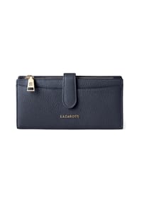 LAZAROTTI Bologna Leather - Bologna Leather Geldbörse Leder 20 cm - black