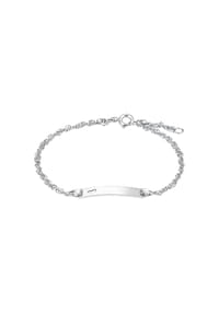 amor - Damen Identarmband, 925er Silber - silber