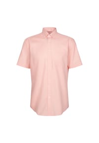 seidensticker - Freizeithemd, Regular Fit, Kurzarm, Button-Down-Kragen, für Herren - 65 MANDARINE