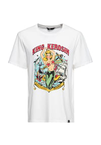 KING KEROSIN - Print-Shirt mit Vintage-Motiv Print Homeward Bound - schwarz