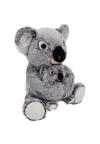 heunec® - Kuscheltier Misanimo Koalabär mit Kind - grau