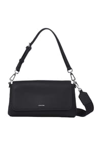 Calvin Klein - MUST Umhängetasche, Kunstleder, Emblem, für Damen - BEH CK BLACK