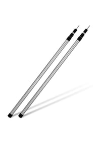 normani® - Zeltstangen Set 2 Stück Tento - Silber