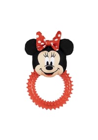 Disney - Disney Minnie Mouse Hundespielzeug – Beißring mit Quietscher - 