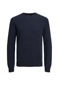 ORIGINALS by JACK & JONES - Strickpullover "Jjeglobe", Baumwolle, für Herren - 179084 DARK GREY
