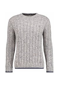 RAGMAN - Pullover, Baumwolle, für Herren - 012 GRAU MELAN