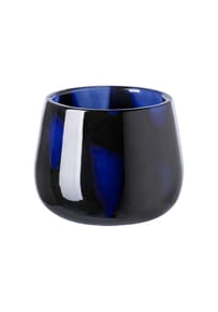Fink Living Glasvase, Windlicht MARLY - MARLY - blau , schwarz