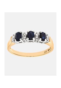 Diamant L'eternel - Eternity Ring, mit 0.04 ct Diamant, 375 Gelbgold - 