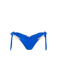 MODA MINX - Bikinihose Seychelles mit wunderschönen, kleinen Anhängern - Azure Blue