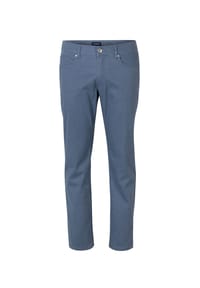 STOOKER® - FRISCO PRINT Herren 5-Pocket-Jeans lang - Blue structure aop