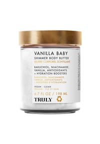 TRULY - Körpercreme Vanilla Baby Shimmer Body Cream - Transparent