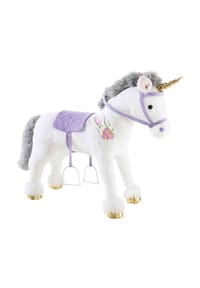 heunec® - Kuscheltier Einhorn stehend - weiß