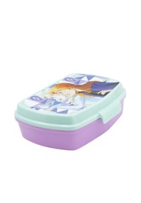 Disney - Disney Frozen Kinder Brotdose – Lunchbox Pausenbox Schulbrotbox - Lila 5,6x14x17cm