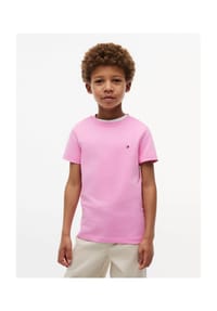 TOMMY HILFIGER - T-Shirt, Baumwolle, für Kinder - TOU  PINK