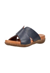 Andrea Conti® - Leder Pantoletten - Dunkelblau