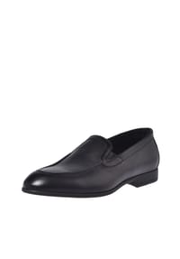 BALDININI - Slipper aus Leder - SCHWARZ